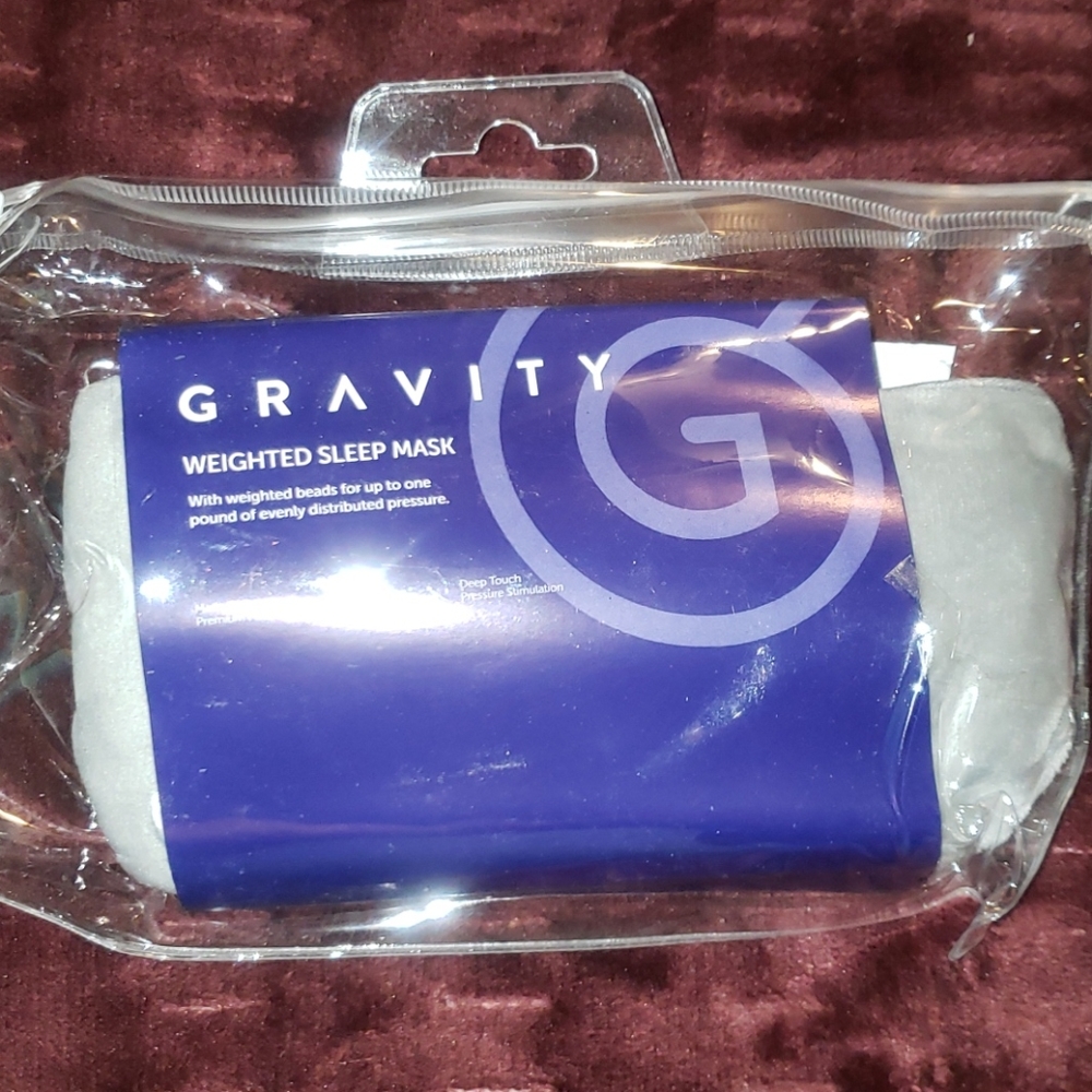 Gravity Weighted Sleep Mask